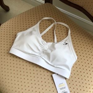 Gymshark White Sports Bra